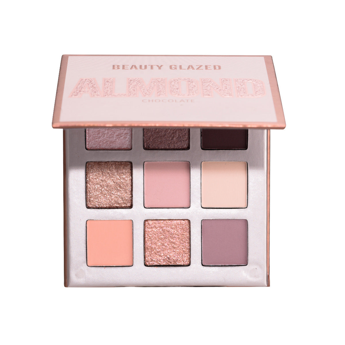 Beauty Glazed – Palette de Fards à Paupières Chocolat Mocha (9 Couleurs, Mat & Nacré)